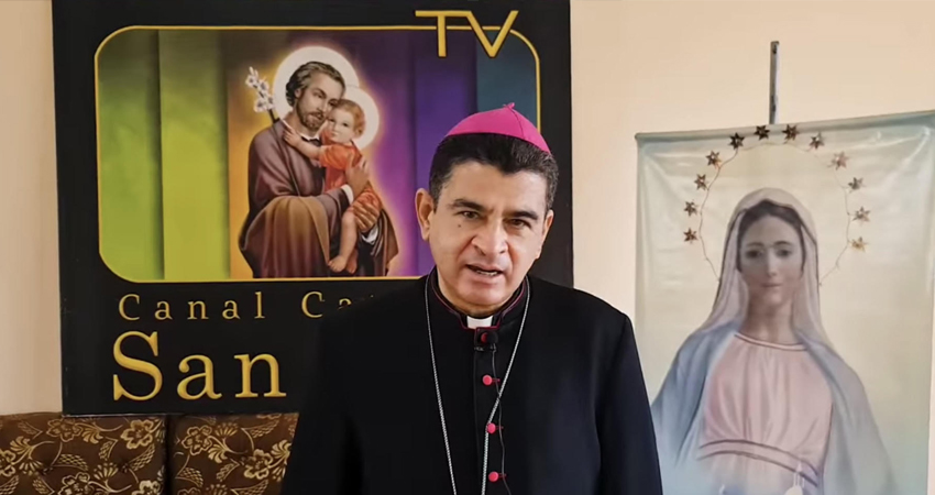 Monseñor Rolando Álvarez apela a la generosidad de la feligresía. Foto: Captura de pantalla/Radio ABC Stereo