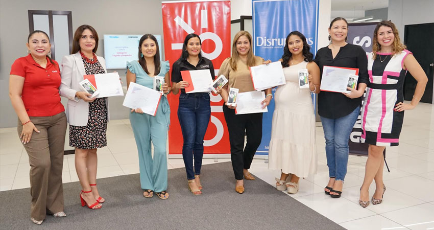 En el marco del “Día Internacional de la Mujer”, Claro Nicaragua, Samsung y Disruptivas premian a emprendedoras