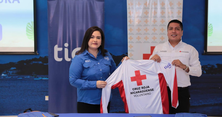 Tigo apoya Plan Verano 2023 de Cruz Roja Nicaragüense. Foto: Tigo Nicaragua