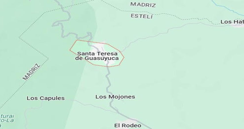 La ruta cubre de la comunidad de Guasuyuca hacia Somoto. Imagen: Referencia de la zona