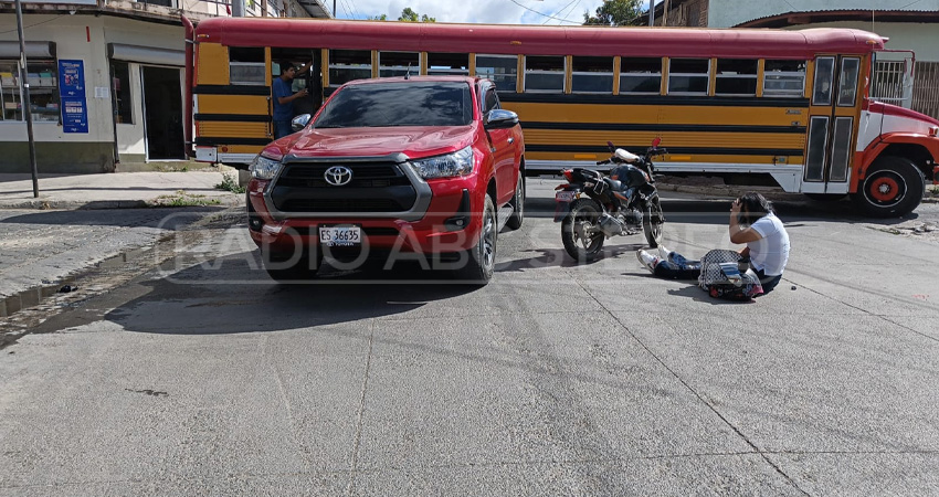 Accidente ocurrido de INISER 3 cuadras al este. Foto: Cortesía/Radio ABC Stereo