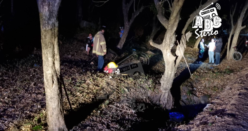 El accidente ocurrió en la entrada norte de La Trinidad. Foto: José Enrique Ortega/Radio ABC Stereo