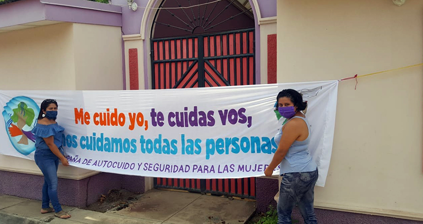 ampaña promovida por la Red de Mujeres del Norte en Somoto. Foto: Denis García/Cortesía