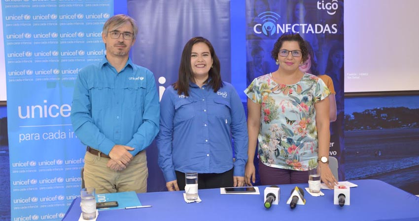 Tigo presenta las novedades en su plataforma educativa Conectadas. Foto: Cortesía/Tigo Nicaragua
