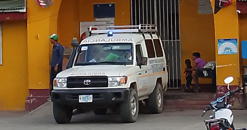 El hombre fue hospitalizado en Ocotal. Foto: Marvin Gadea/Radio ABC Stereo