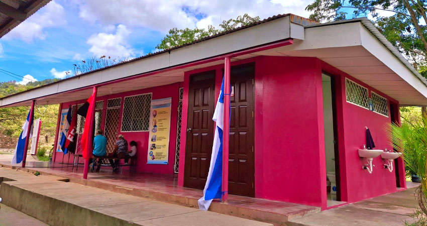 Centro de Salud de San Roque, Estelí. Foto: Cortesía