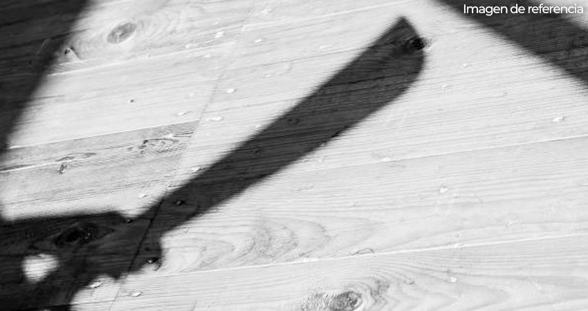Alfredo Morales fue atacado con un machete. Imagen de referencia