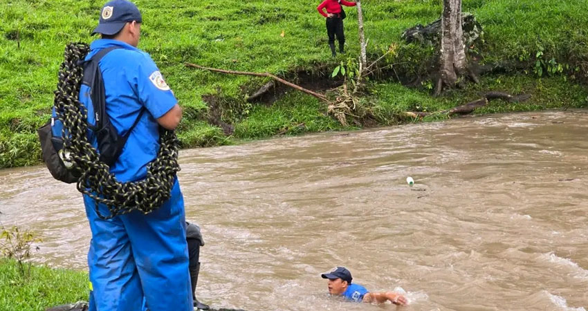 Continúa búsqueda de mujer que fue arrastrada por un río en El Cuá, Jinotega