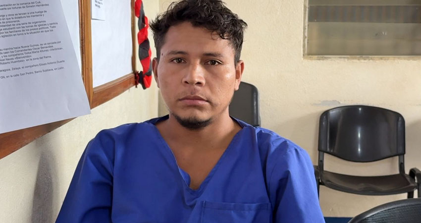Saudiel Enoc Rizo Hernández, acusado de profanar una tumba. Foto: Cortesía/Radio ABC Stereo