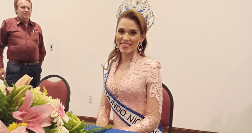 Daniela De Smet, Miss Mundo Nicaragua 2022. Foto: José Enrique Ortega/Radio ABC Stereo