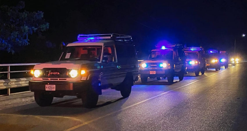 Ambulancias entregadas en Nueva Segovia. Foto: Cortesía/Radio ABC Stereo