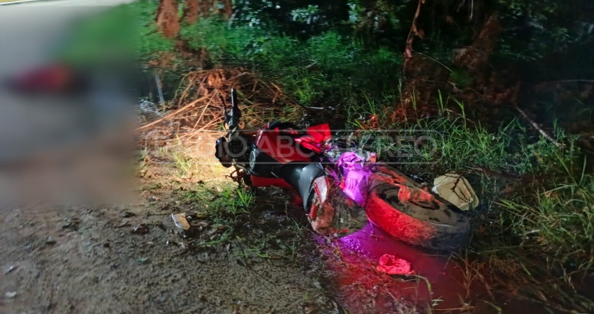 El hombre perdió el control de la moto. Foto: Cortesía/Radio ABC Stereo