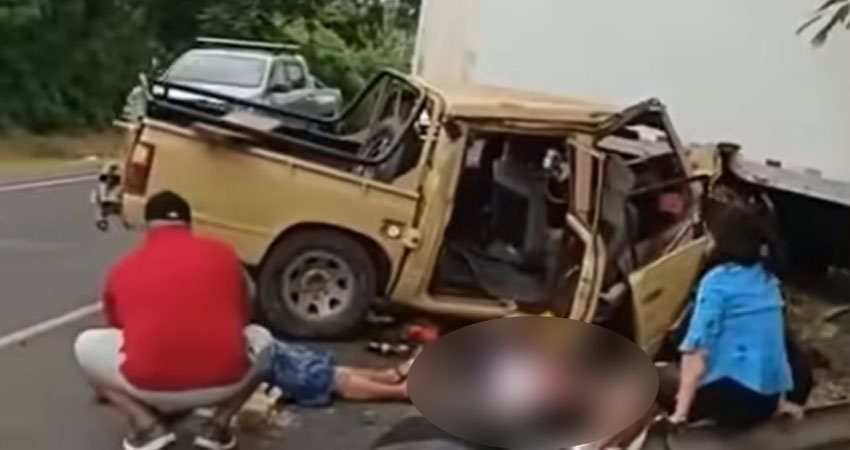 Otras cuatro personas resultaron lesionadas en el accidente. Foto: Cortesía/Radio ABC Stereo