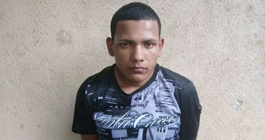 Sujeto acusado de robar 20 celulares en Jinotega. Foto: Cortesía/Radio ABC Stereo
