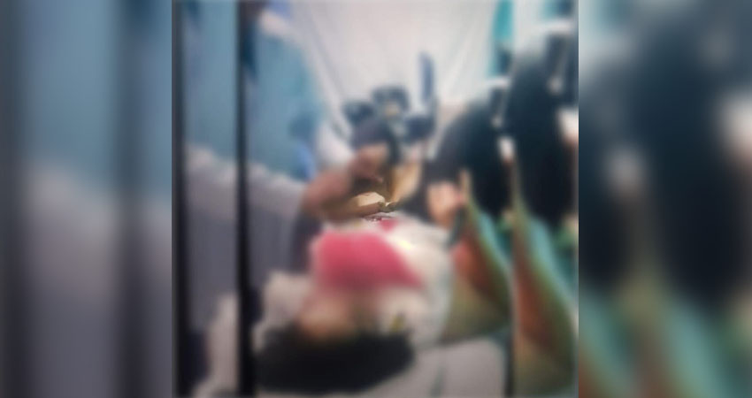 Mujer fue atacada con cuchillo en Quebrada Honda, Sébaco.                       Foto: Cortesía / Radio ABC Stereo