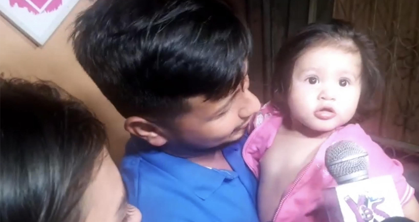 La angustia llegó a su fin anoche, después que la policía encontrara a la niña. Foto: Captura de pantalla/Notimatv/Radio ABC Stereo