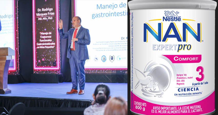 NAN EXPERTPRO COMFORT 3 está diseñado para ayudar a aliviar los malestares digestivos comunes en los niños en crecimiento. Foto: Nestlé
