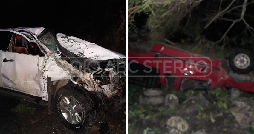 El accidente ocurrió en el km 140 de la carretera de Jinotega a Matagalpa. Foto: Cortesía/Radio ABC Stereo