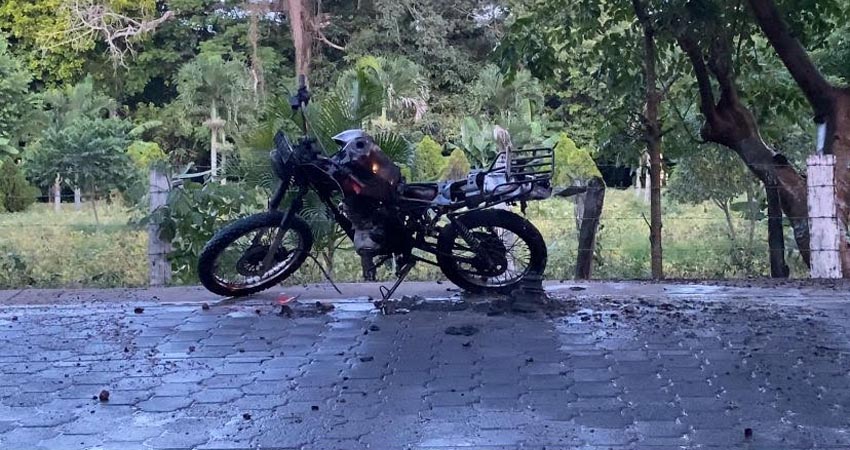 El suceso se registró en la comunidad Las Limas, al noreste de la ciudad de Estelí. Foto: Cortesía/Radio ABC Stereo
