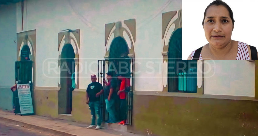 Mujer denuncia estafa en Ocotal. Foto: Jordan Colindres / Radio ABC Stereo
