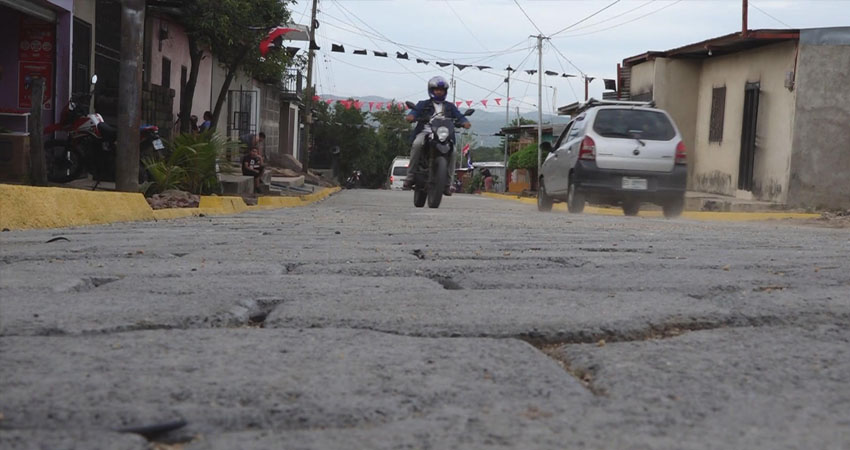 Adoquinan barrio La Chiriza, Estelí. Cortesía/Radio ABC Stereo