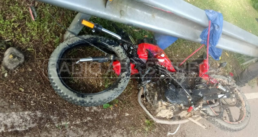 Motociclista muere tras sufrir un accidente. Foto: Cortesía/Radio ABC Stereo