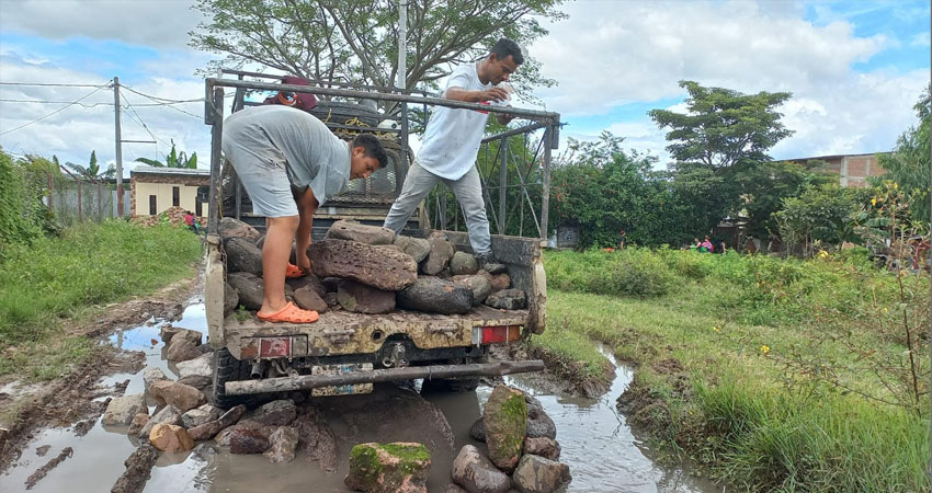 Adquirieron piedras de río y material selecto. Foto: Famnuel Úbeda/Radio ABC Stereo