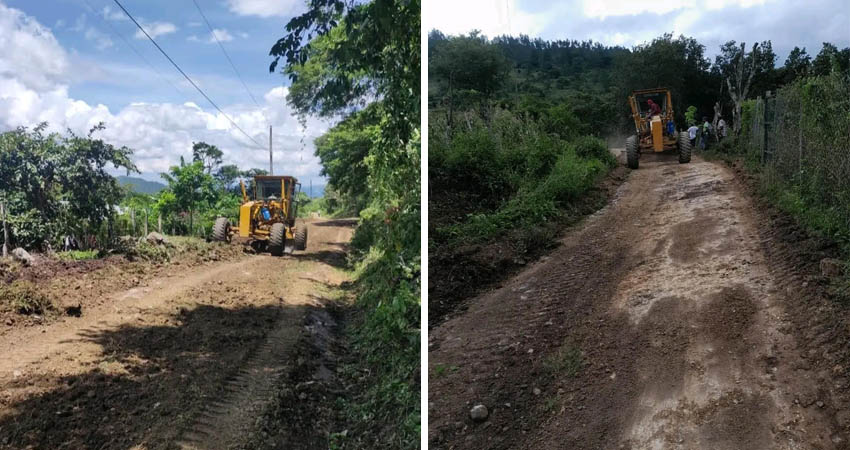 Camino en mal estado no permitía la circulación de vehículos livianos y pesados en la comunidad de San Andrés.