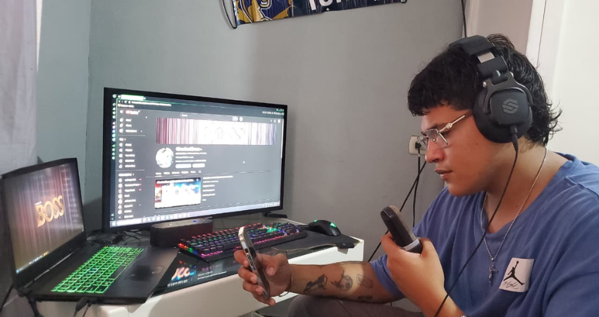 Jorge Armando Pineda incursionó en la música a los 15 años. Foto: Cortesía/Radio ABC Stereo