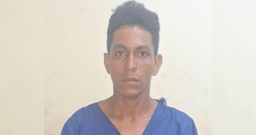 Carlos Sandoval fue capturado por la policía de Jalapa. Foto: Cortesía/Radio ABC Stereo