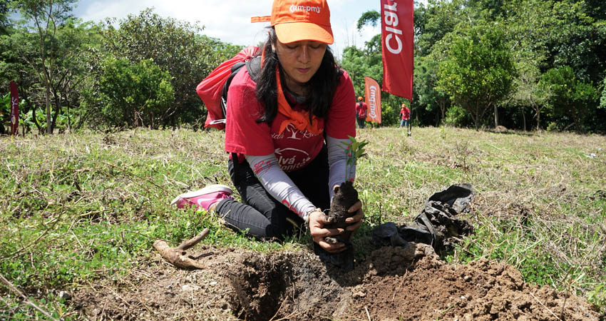 Jornada de reforestación Salva Lo Bonito. Foto: Claro Nicaragua