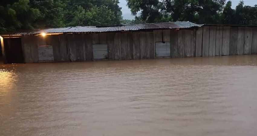 En Rivas hubo fuertes inundaciones. Foto: Cortesía