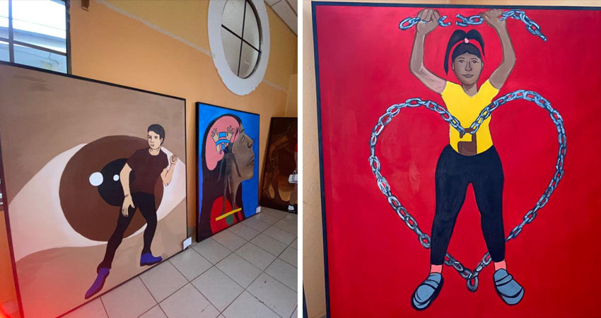 Las pinturas son elaboradas por adolescentes de cinco comunidades del departamento de Estelí. El objetivo principal es educar y concientizar a la población a través de obras artísticas, para así romper las cadenas que minimizan cualquier tipo de acoso o violencia.