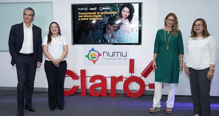 Numu en alianza con Claro Nicaragua, presenta la aplicación MenteLista, para promover el aprendizaje del idioma inglés a edad temprana.