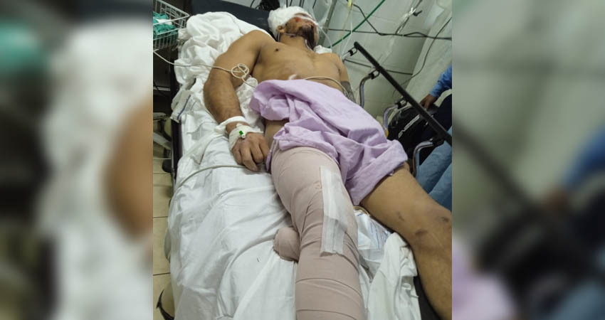 El lesionado se recupera en el hospital San Juan de Dios. Foto: Cortesía/Radio ABC Stereo