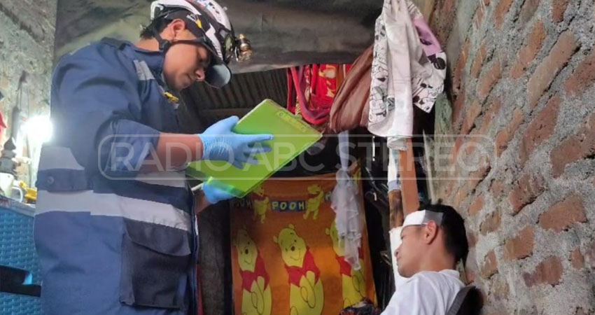 El agredido prefirió no ser trasladado al hospital. Foto: Cortesía/Radio ABC Stereo