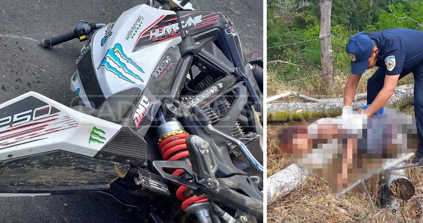 El mortal accidente se registró en horas de la tarde de este domingo. Foto: Cortesía/Radio ABC Stereo