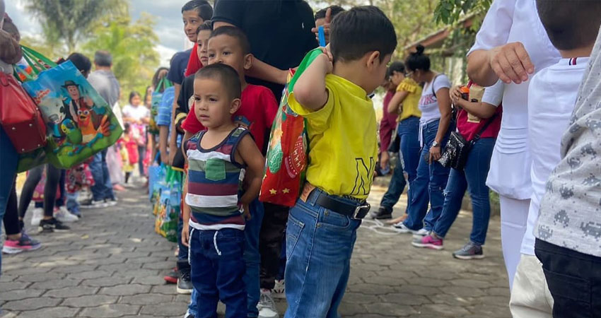 Juguetes llegan a los niños menos favorecidos de Estelí. Foto: MAPSE Estelí
